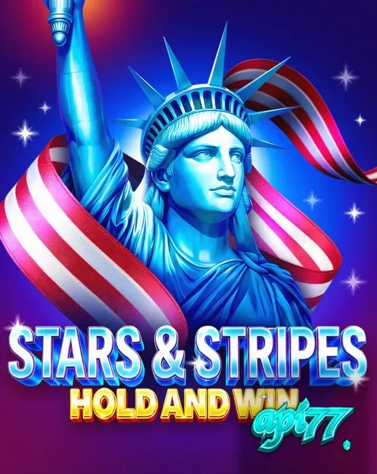 Tampilan visual slot Stars & Stripes Hold and Win dengan tema patriotik Amerika